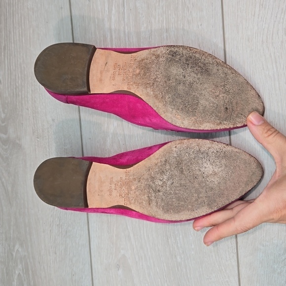 Kate Spade NY Women Carima Suede Pink Loafer Slip on shoes sz 5M - Picture 10 of 13
